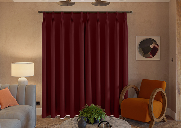 Kyoto Faux Silk, Holly - Made to Measure Curtains - Image 7